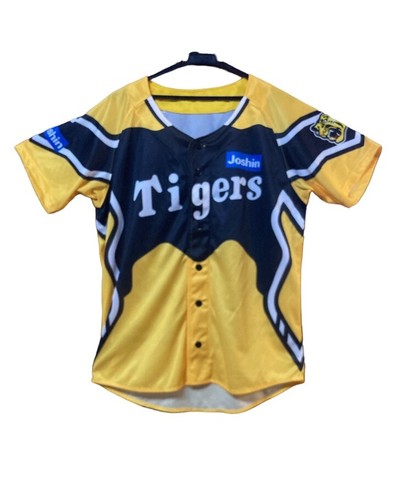 HANSIN Tigers ユニフォーム KINAMI 0 L NEW MIZUNO Japan NPB HANSHIN TIGERS Baseball Jersey #68