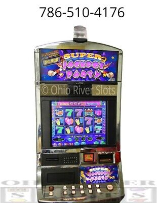 Williams Bluebird Slot Machine "Super Jackpot Party" (Free Play, COINLESS)
