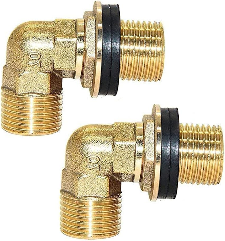 Wall Mount Commercial Faucet Installation Kit, Brass 1/2" G Male Elbow