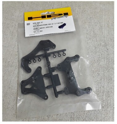HPI 85207 Upper Brace Set E-Firestorm 10T Flux Blitz Discontinued Old Stock NIB
