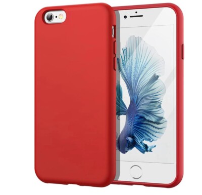  Silicone Case For iPhone 6s/6 4.7 Inch Shockproof Cover with Microfiber Lining 