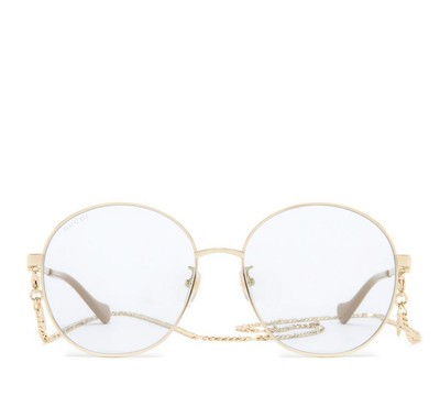 GUCCI GUCCI GG1090SA-004-59 GOLD SUNGLASSES