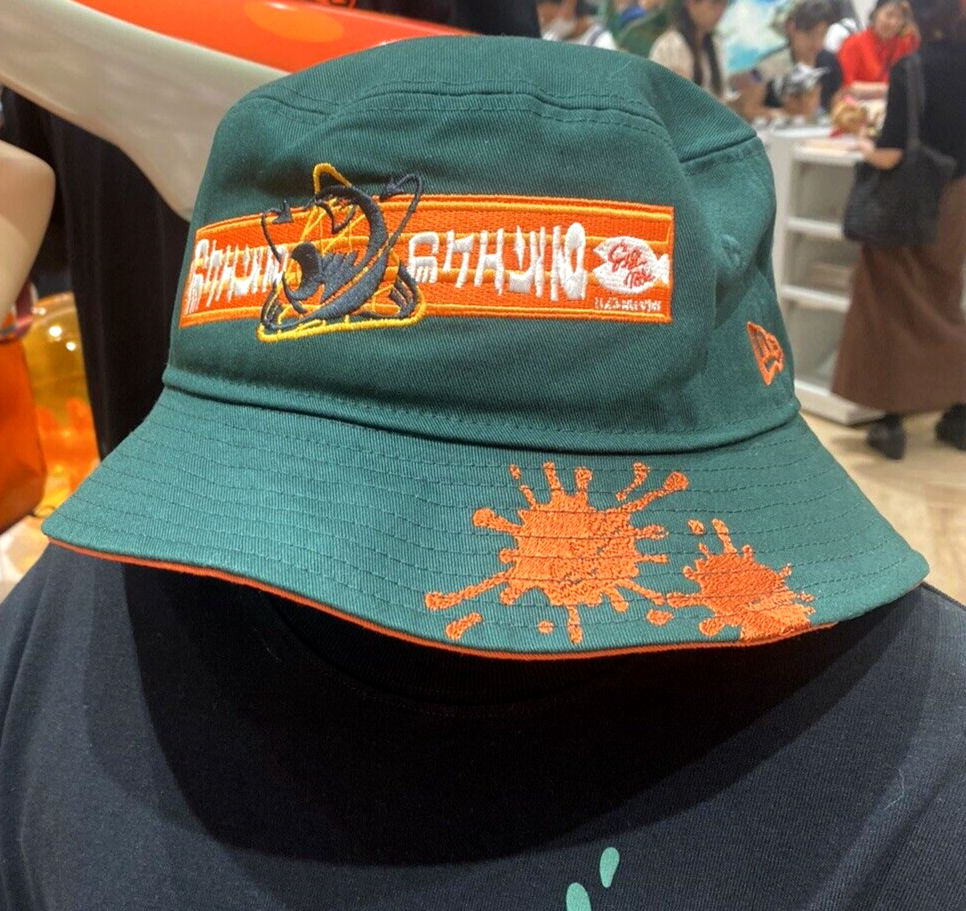 SALMON RUN Splatoon 3 Bucket Hat NEW ERA Mr. Grizz Patch