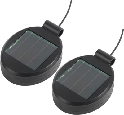 2 Pack Solar Light Replacement Top Part Panel For Outdoor Hanging Lanterns Solar