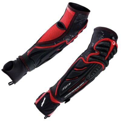 Dye Paintball Performance Protective Elbow Pads Dyecam Black/Red Large L