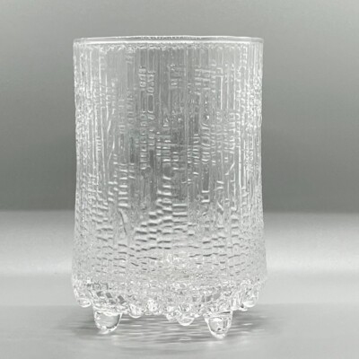 iittala ULTIMA THULE HIGHBALL GLASS, Cast Glass, 14 OZ, VINTAGE, Made in Finland