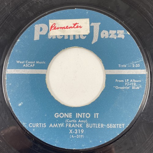 Pacific Jazz 319 Curtis Amy/ Frank Butler Gone Into It