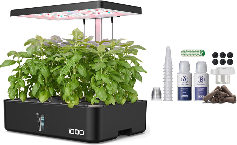 Hydroponics Growing System 12Pods, Indoor Garden with LED Grow Light, Loved Gift