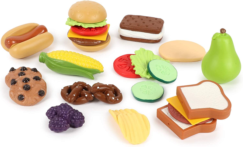 New Sprouts Complete Play Food Set - 50 Pieces, Ages 2+ Toddler Play Food, Kitch