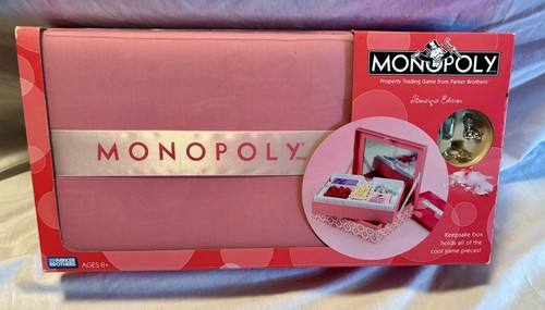 モノポリー　ブティック　Monopoly Pink Boutique Monopoly Vintage 2007 Pink Boutique Limited Edition | eBay