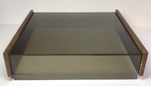 Vintage Dual 1019 Wood And Plexiglass Turntable Dust Cover