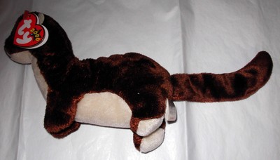 MWMT TY 2000 Beanie Baby Runner - Mongoose/Ferret/Weasel/Mink -  with Nice Poem