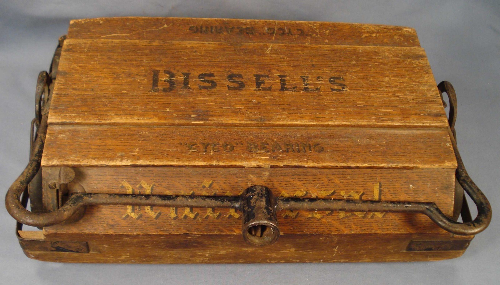 Vintage BISSELL's Wood Frame UNIVERSAL Sweeper.