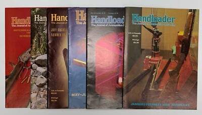 1980 Handloader The Journal Of Ammunition Reloading Magazine Full Year 6 Issues