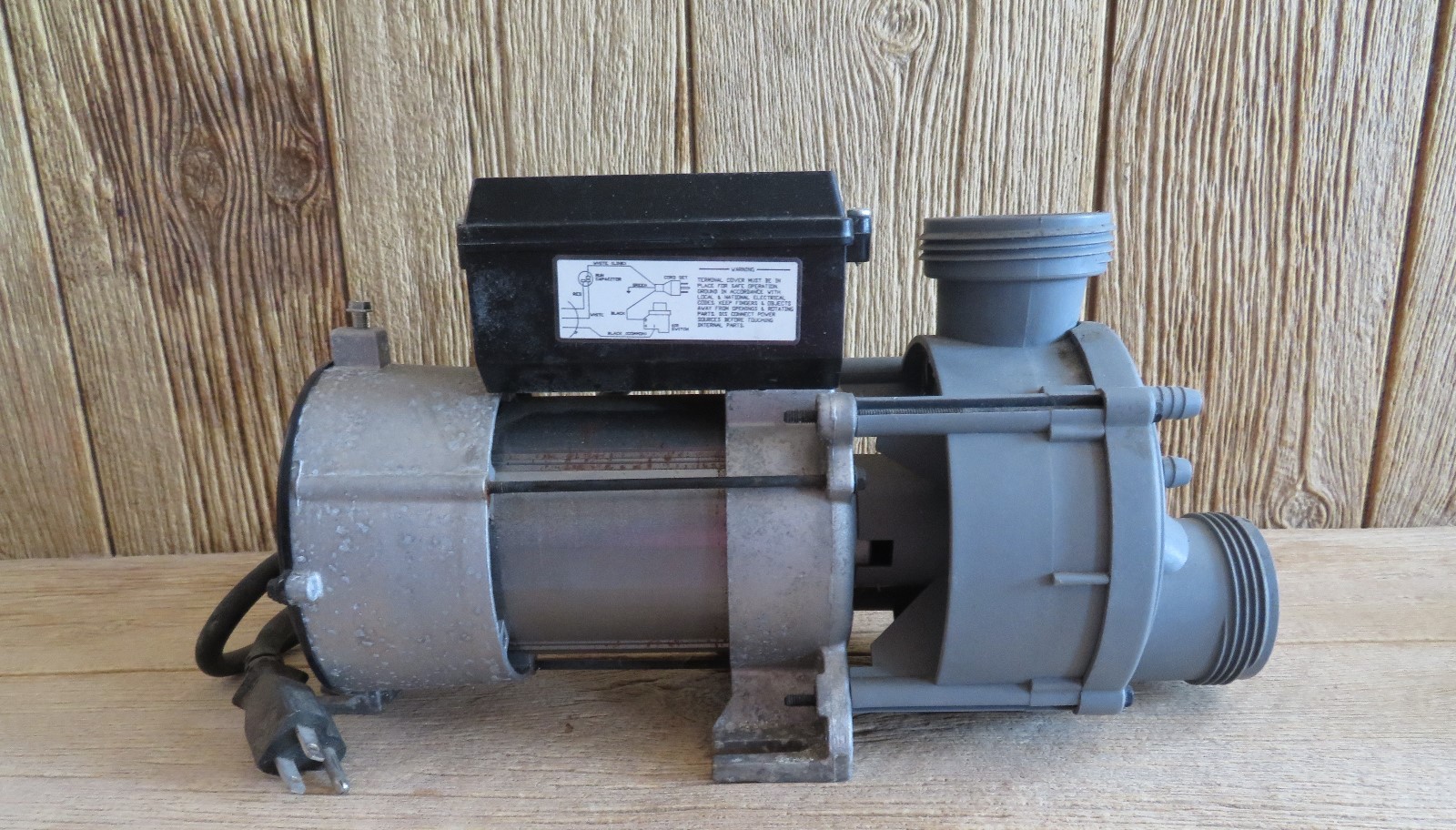 Bathtub Whirlpool Jet Pump 3/4 HP 115V w/Cord and air switch