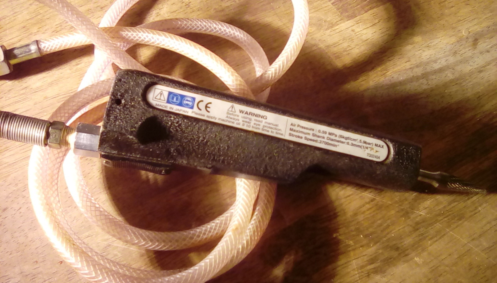 Nitto Super Hand Toolmakers Pneumatic Filer. SH-100A. Made in  Japan