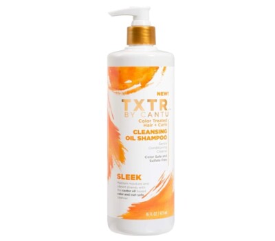 Cantu Txtr By Sleek Color Treated Hair + Curls Cleansing Oil Shampoo - 16 Fl Oz