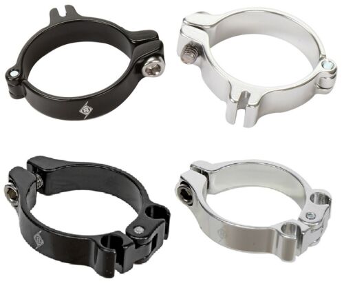 CABLE Housing STOP Clamp-On Origin8 Alloy  Black or Silver   Single or Double
