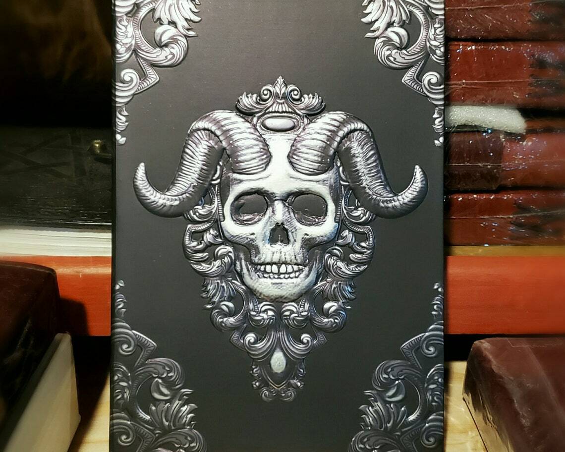 Skull on book アクリル原画 $_57.JPG?set_id=8800005007