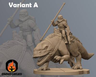 Star Wars Legion Stormsoldier Cavalry Anvilrage 3D Printed Proxy Mini