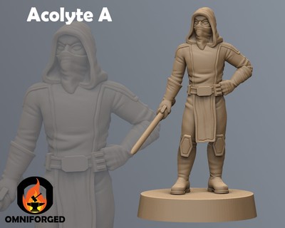 Dark Side Acolytes Star Wars Legion Shatterpoint Miniature 3D Printed Resin Mini