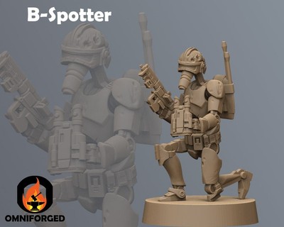 Clanker Covert Ops Strike Team Star Wars Legion Shatterpoint 3D Printed Mini