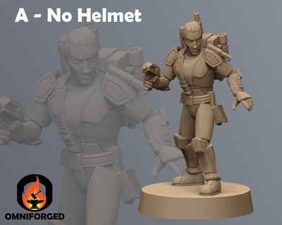 Crosshair Star Wars Legion Shatterpoint Anvilrage 3D Printed Mini Miniature