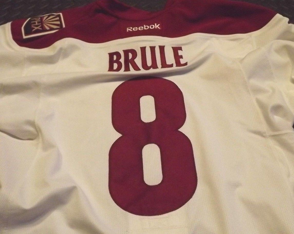 Gilbert Brule Playoff game used jersey