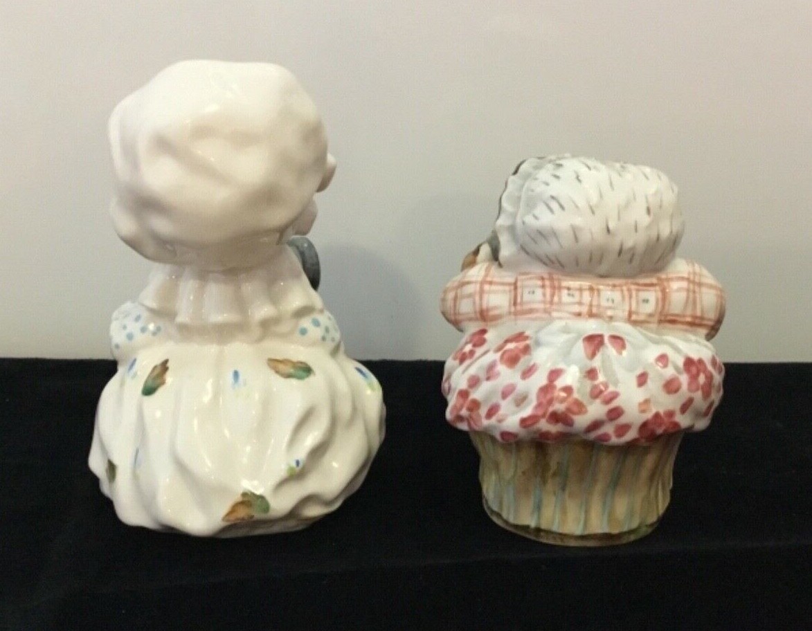 Beatrix Potter-Mrs.Tiggy-Winkle & Lady Mouse--Beswick England-2 Figures!