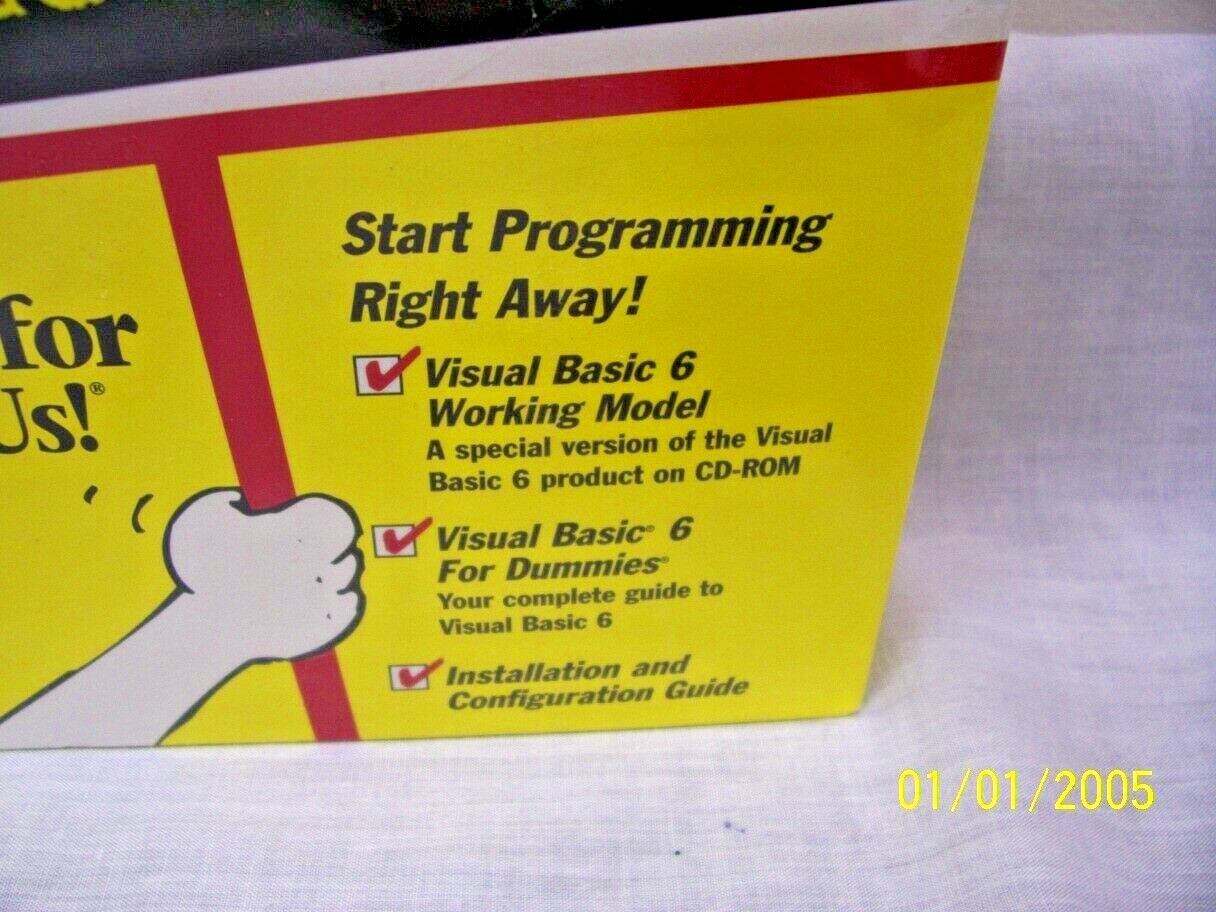 NEW! Visual Basic 6 For Dummies/Deluxe Compiler Computer Kit! FREE Shipping!