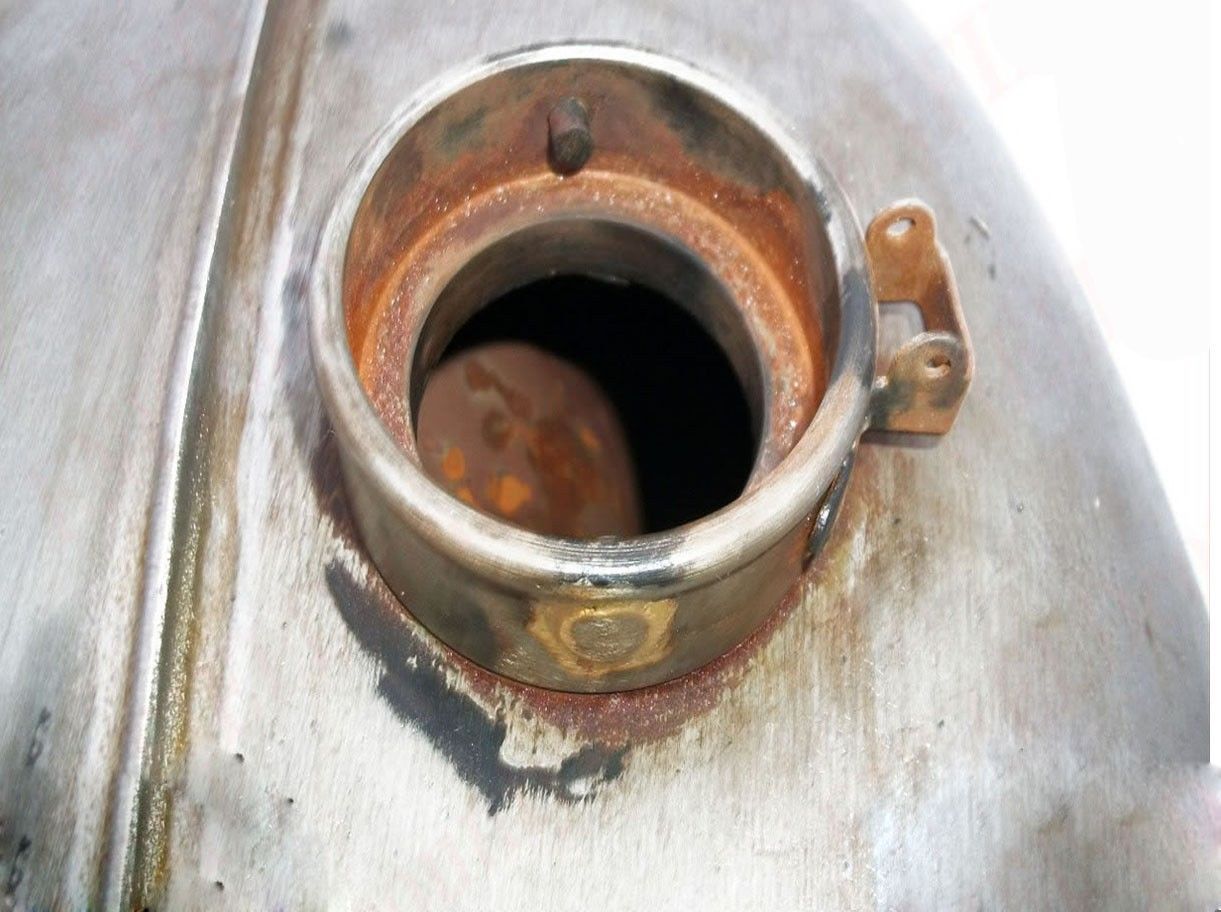 BSA Thunderbolt A65 1960s Gas Petrol Fuel Tank Bare Metal Raw 