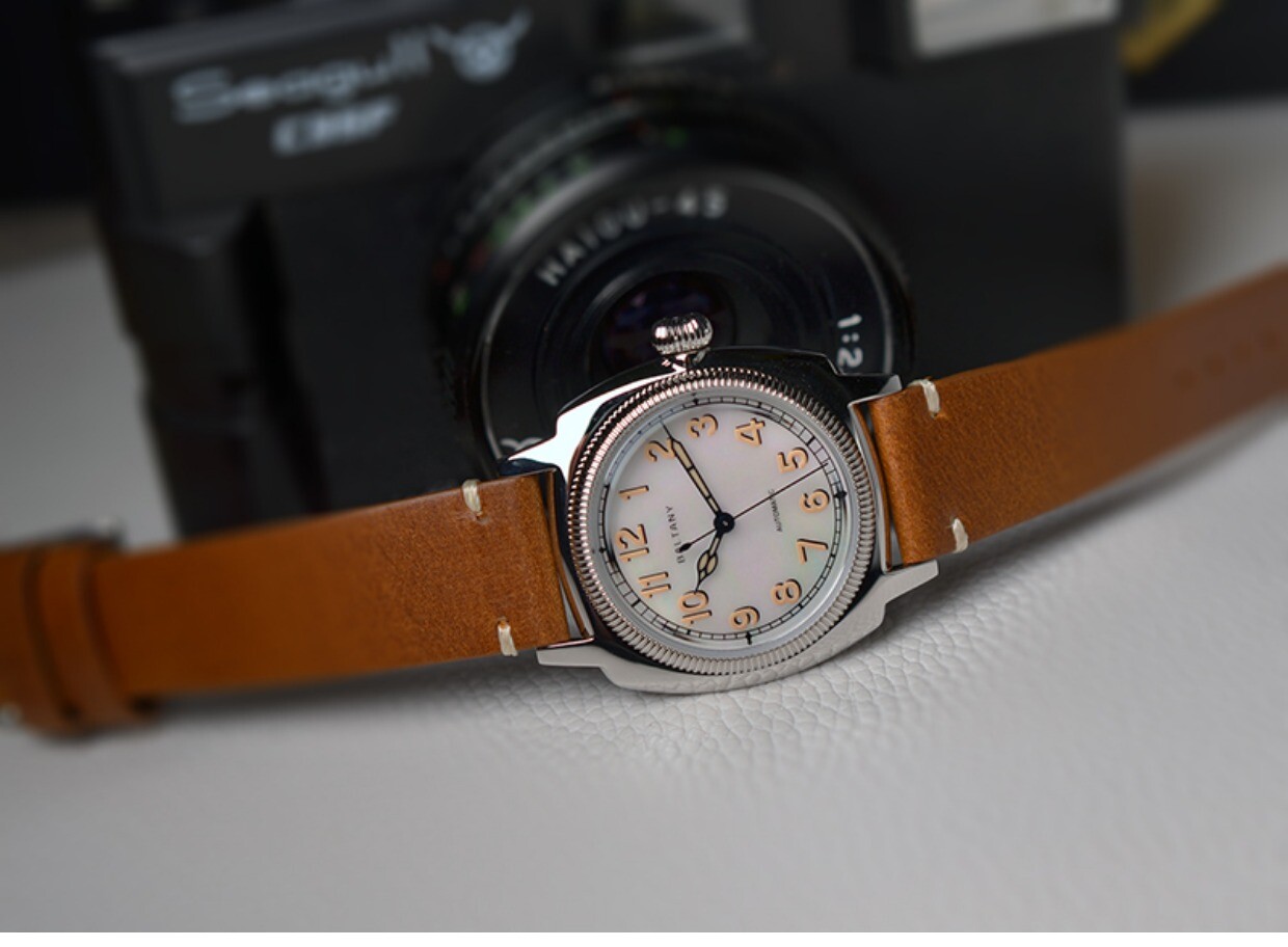 Pre-owned Baltany Men Pilot Watch Luxury 36mm Automatic Mechaical Wristwatch Luminous 9015