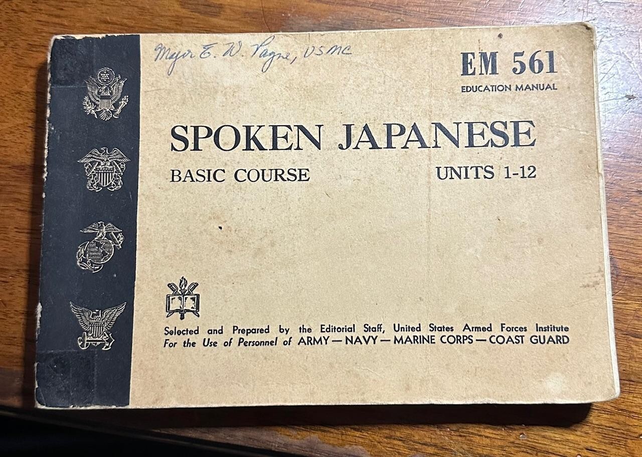 Spoken Japanese　EM 561　米軍日本語教育教科書 Spoken Japanese EM 561 米軍日本語教育教科書 本