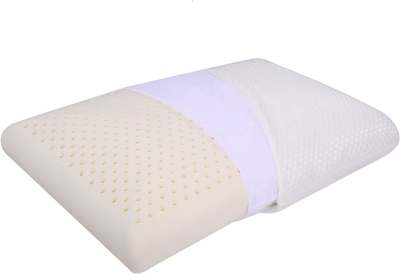 SUQ I OME Latex Pillow for Bed Sleeping, Firm, Thin, Low Profile, for Side, and
