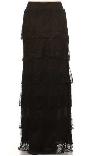 Jupe Style Lingerie Zara Noire - Dentelle - Taille S/UK 8 - Occasion Portée 1 Fois