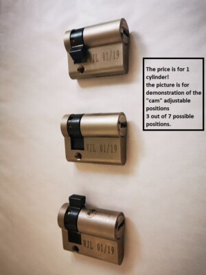 ADJUSTABLE HALF CYLINDER 41MM -LOCK SECURITY SINGLE CYLINDER E...