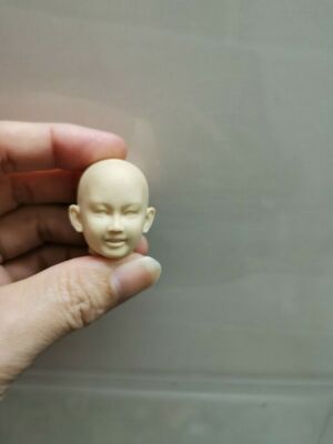 1/6 Child Boy Lovely Baby Unpainted Head Sculpt Fit 12'' Action Figure Body Toys