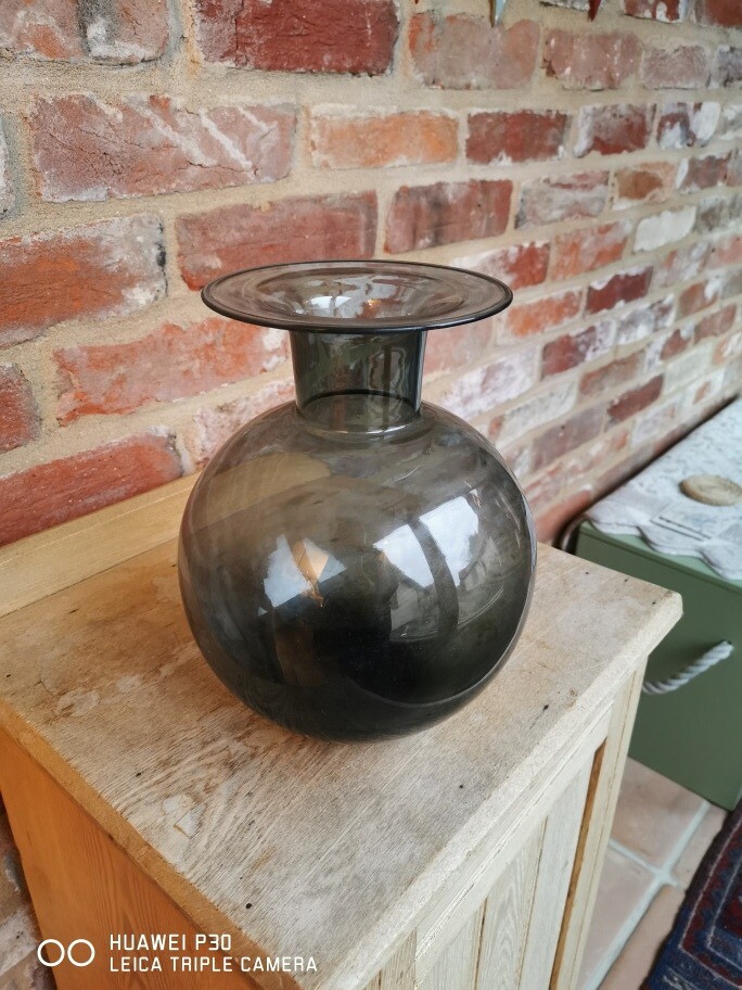 Habitat vase, smoky black / grey in good condition in Diss, Norfolk