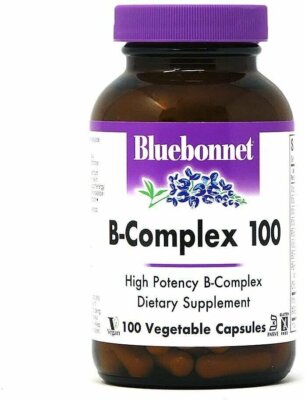 Bluebonnet Nutrition B Complex, Complete Full Spectrum, Vitamin B6, B12,...