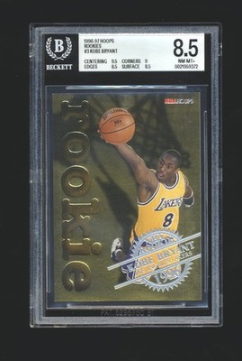 1996-97 Hoops Rookies #3 Kobe Bryant BGS 8.5