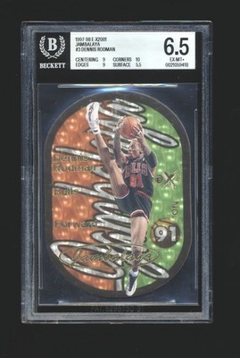1997-98 E-X2001 Jambalaya #3 Dennis Rodman BGS 6.5
