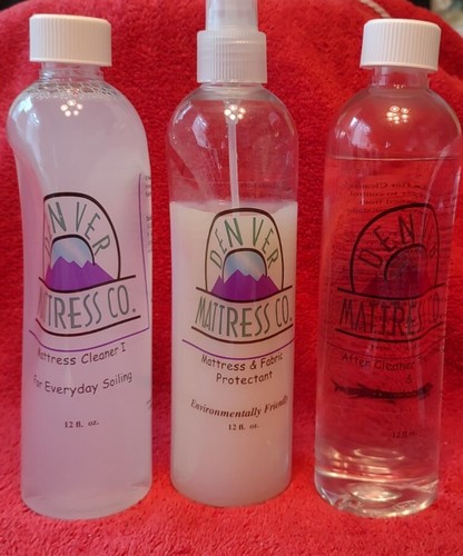 Set: Denver Mattress Co Protectant, Cleaner I & II, Deodorizer, Patch Kit