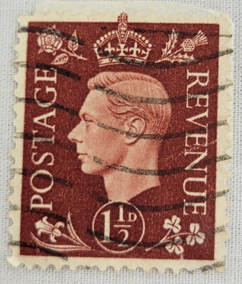kevin bradley 2003 George + Tammy 額縁無し Great Britain King George VI, Revenue Postage Stamp, 1/2D
