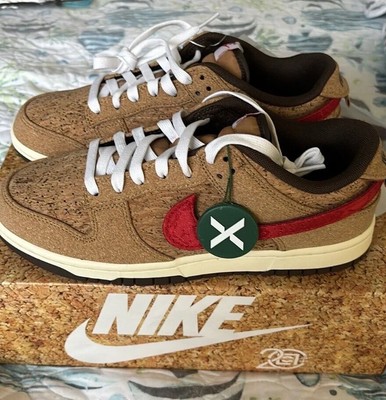 Size 8 - Nike Dunk Low SP x CLOT Cork    
