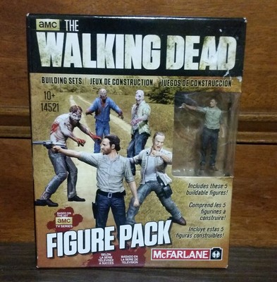 AMC The Walking Dead TV McFarlane Toys Buildable 5 Figure Pack 