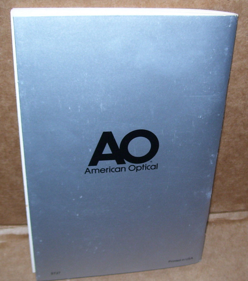 American Optical Use & Care of The Microscope 30 pg. Booklet
