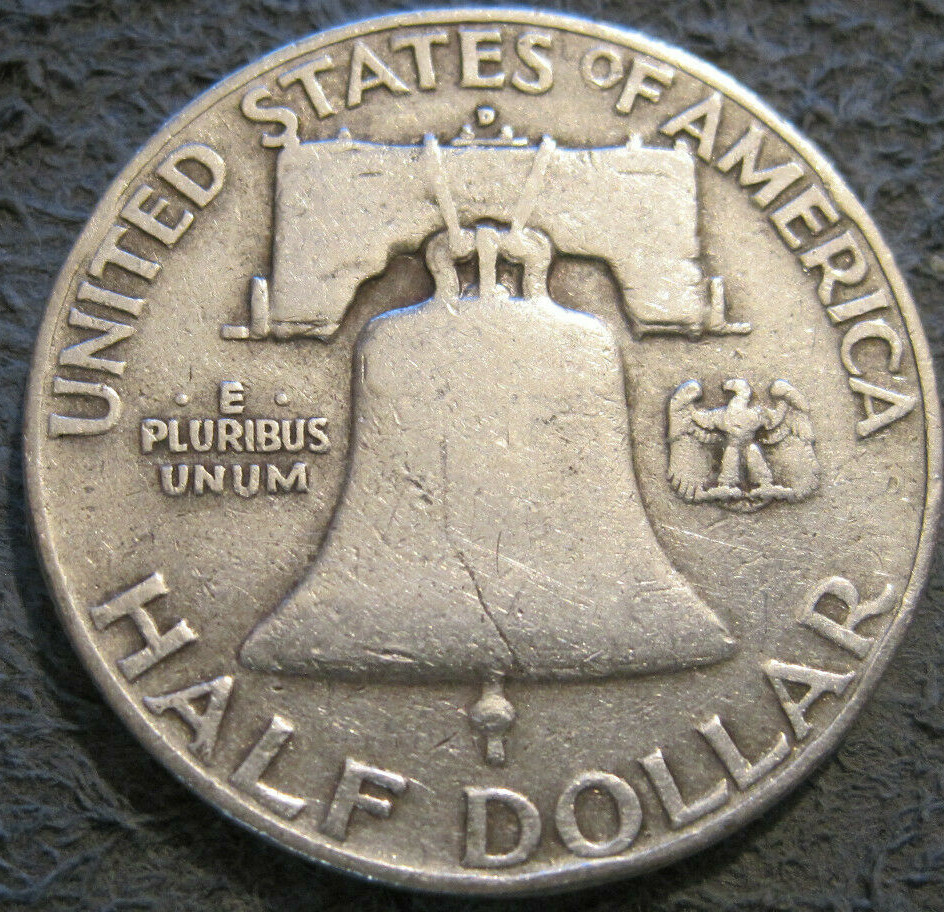 AS SHOWN - 1951 D FRANKLIN HALF DOLLAR // 90% SILVER // MC 820