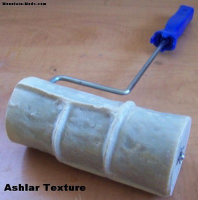 New 6'' Ashler Ashlar Concrete cement Landscape Curbing texture Imprint Roller