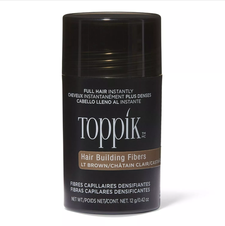 Toppik Hair Building Fibers Black, Dark Brown, Medium Brown, Light Brown  12g
