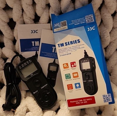 JJC LCD Intervalometer Timer Remote CAN. RS-60E3 / PEN. CS-205 Canon